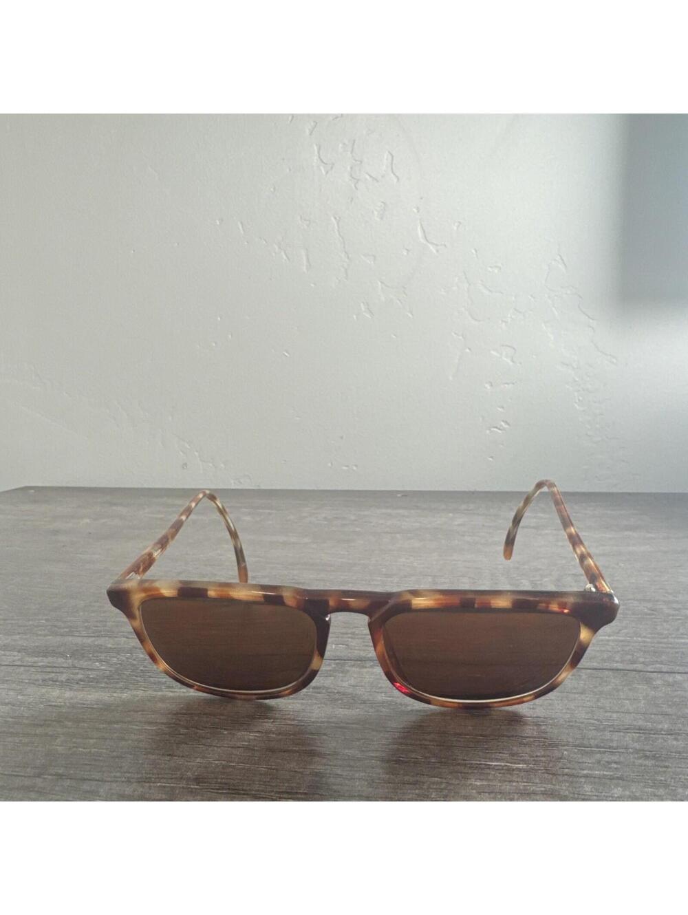 B&L BAUSCH & LOMB Sunglasses W1823 TORTOISE Brown Square FRAMES ONLY